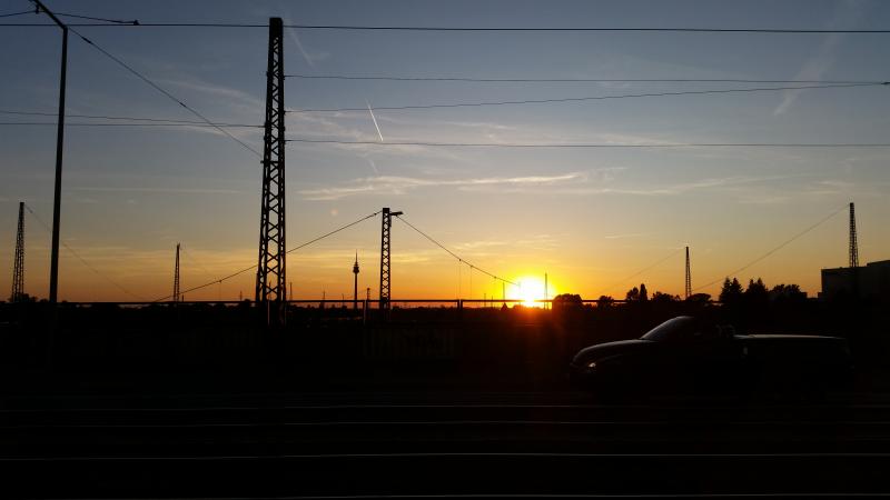 Nürnberg Sonnenuntergang