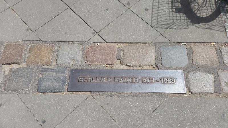 Markierung Berliner Mauer